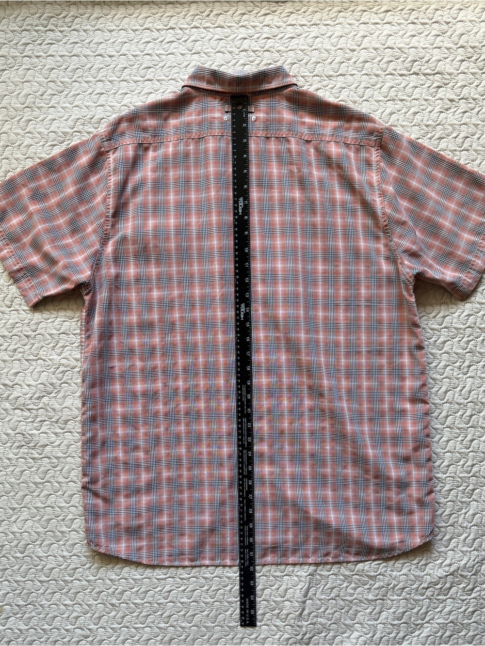 The North Face Men’s XL Plaid Short Sleeve Button-Up Hiking Outdoor Shirt Modal - Picture 8 of 11